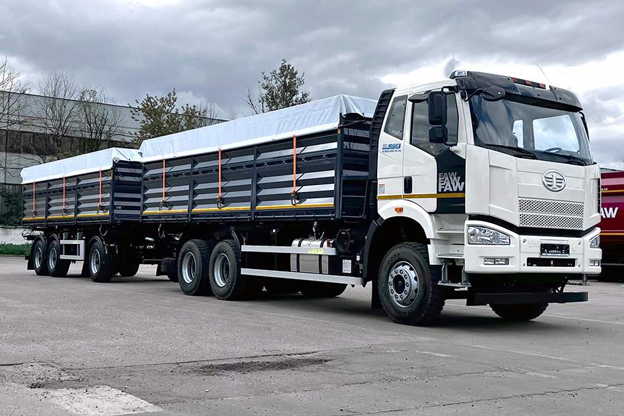 Зерновoз FAW J6 